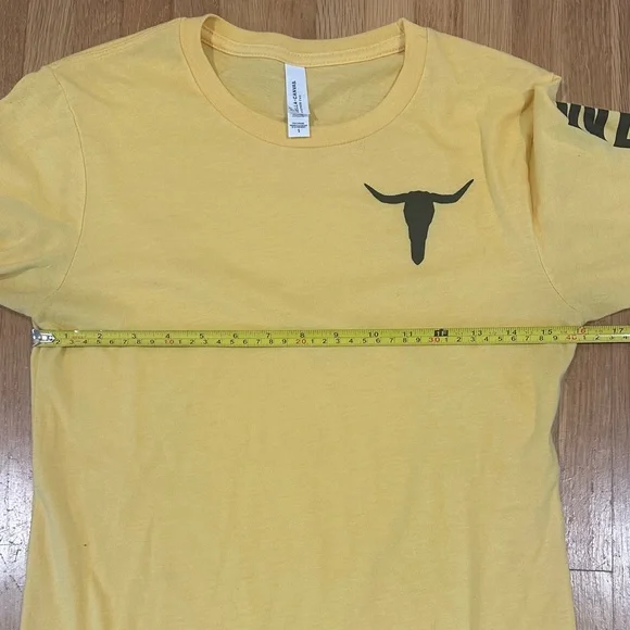 *last chance* Western T Brand | Women’s Yellow Long Sleeve Shirt - Picture 8 of 14